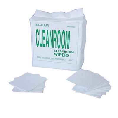 Spunlace Nonwoven 6 &quot;X6&quot; Cleanroom Paper Wiper สำหรับทำความสะอาด PCB SMT