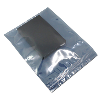 ซิปล็อคใส ESD Metalized Static Shielding Bag สำหรับบรรจุส่วนประกอบ