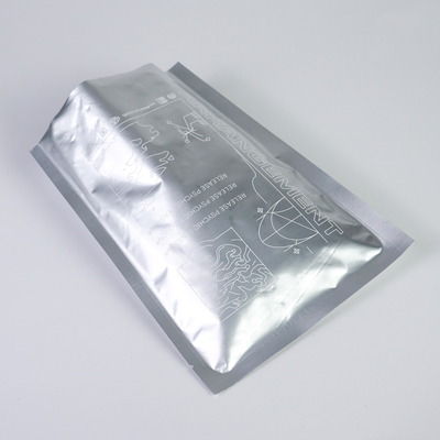 ESD กระเป๋าป้องกันความชื้น กระเป๋าบรรจุกระเป๋าระบายความชื้นเงิน ESD กระเป๋าแผ่นอัลลูมิเนียม