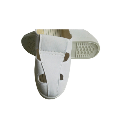 ESD PU Sole Shoes คลีนรูมที่นึ่งฆ่าเชื้อไม่ได้ PVC PU Sole Static Dissipative Shoes