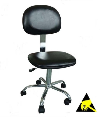 การประชุมเชิงปฏิบัติการเก้าอี้หนัง PU ปรับ ESD ปลอดภัยสำหรับห้องปฏิบัติการ