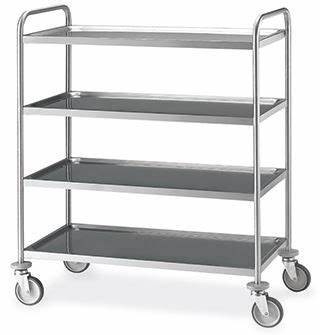 สแตนเลสคาร์บอน ESD SMT SMD PCB Reel Storage Trolley โลหะชั้นวาง Chrome สาย Rack Rack รถกระบะ
