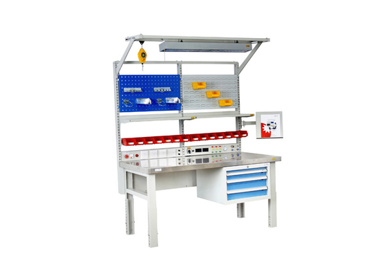 ESD Workbench สําหรับห้องสะอาด Lab ESD โต๊ะทํางาน โต๊ะทํางานสําหรับเครื่องมืออิเล็กทรอนิกส์