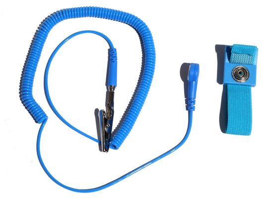 สายรัดข้อมือกันสแตตติก สายรัดข้อมือ ESD ปรับได้ สายรัดการปล่อยไฟฟ้าสแตตติก