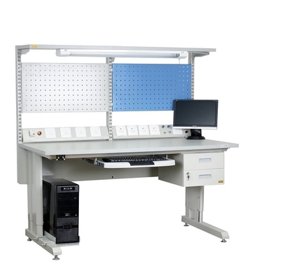ESD Workbench สําหรับห้องสะอาด Lab ESD โต๊ะทํางาน โต๊ะทํางานสําหรับเครื่องมืออิเล็กทรอนิกส์