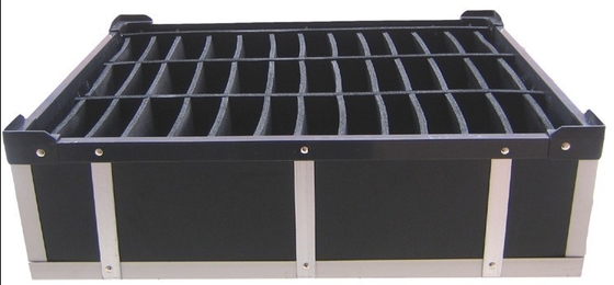 ESD PP กระดาษ corrugated แอนติสแตตติก พลาสติกกระดาษ hollow กล่องกระดาษกล่อง PP สามารถใช้ได้อีกครั้ง
