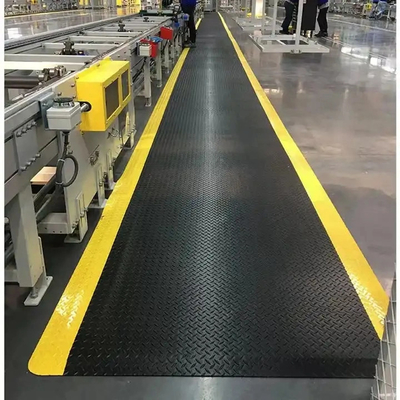 ESD Anti Fatigue Mat ผ้ารองพื้นอุตสาหกรรม Anti Slip Anti Fatigue PVC EPDM ผ้ารองพื้นยาง