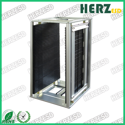 355*320*563mm มือถือประเภทโลหะ ESD PCB Magazine Rack สําหรับ SMT และ PCB Assembly