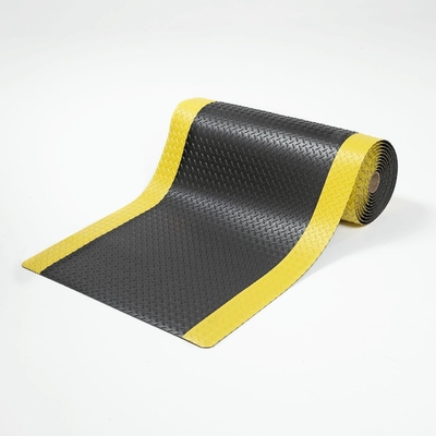 สีเหลืองและสีดํา ESD ยาง fWith PVC / EPDM โฟม / วัสดุยาง