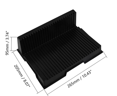 ESD แอนติสตาติก L-Type Top PCB Storage Circulation ESD Circulation Rack PCB Tray ESD รางเก็บของ รางหมุนเวียน