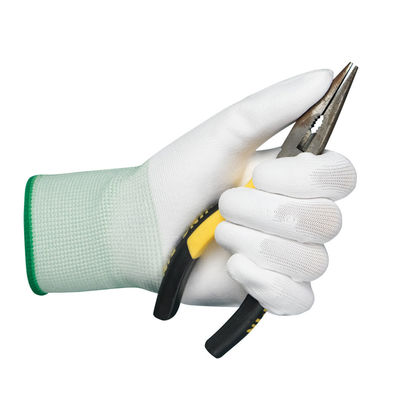 10e9 ถุงมือ ESD ที่เคลือบด้วยนิ้วมือไนลอนอโฮม