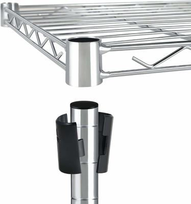 โครม ESD หน่วยเรลฟิ้งสาย Rack Chrome ESD หน่วยเรลฟิ้งสาย