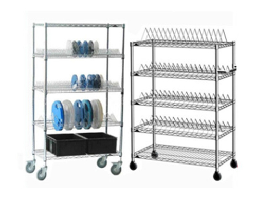 โครม ESD หน่วยเรลฟิ้งสาย Rack Chrome ESD หน่วยเรลฟิ้งสาย