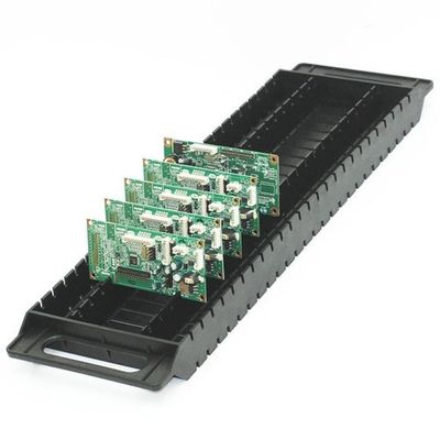อานติสตาติก ESD พลาสติก PCB Tray ผู้ถือ PCB