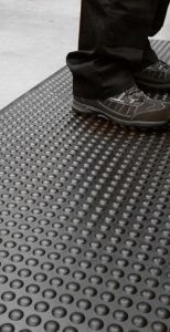 ESD สีดํา Anti Fatigue Mat อุตสาหกรรม Anti Fatigue Commercial โรงงานครัวพื้น Mat