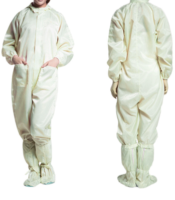 ESD Lab Zip Up Hooded Anti Static Jumpsuit ชุดปกปิด