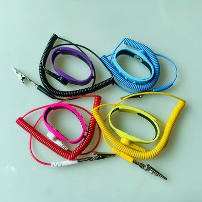สายรัดข้อมือซิลิกาเจลแบบแอนติสแตติก ด้วยเวลาระบาย 0.1S