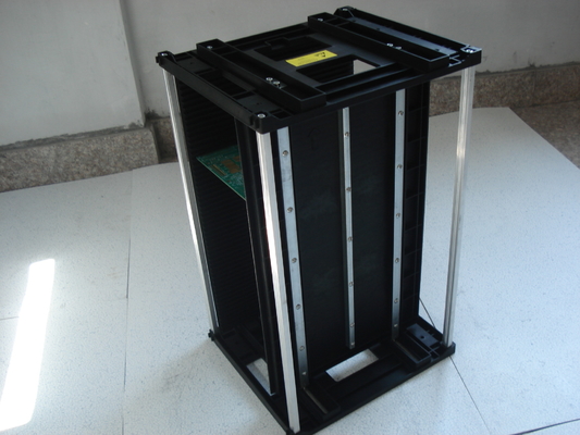 ESD PCB Magazine Rack แอนติสตาติก SMT PCB Storage Cart สําหรับการจัดการ PCB ที่ปลอดภัย 355 * 315 * 580 มม