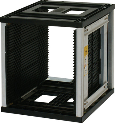 ESD PCB Magazine Rack แอนติสตาติก SMT PCB Storage Cart สําหรับการจัดการ PCB ที่ปลอดภัย 355 * 315 * 580 มม