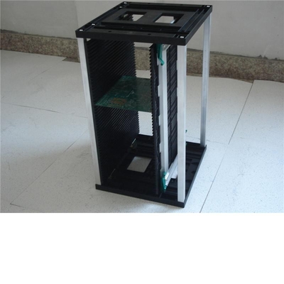 355*320*563mm มือถือประเภทโลหะ ESD PCB Magazine Rack สําหรับ SMT และ PCB Assembly