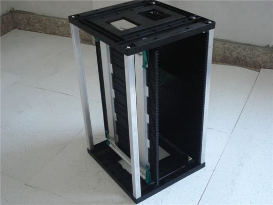 355*320*563mm มือถือประเภทโลหะ ESD PCB Magazine Rack สําหรับ SMT และ PCB Assembly