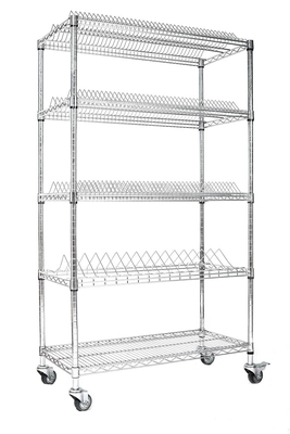 อัตราส่วนจําเพาะ ESD การเก็บ 4 ชั้น ราง รถกระบะ สาย Mesh รางรถ