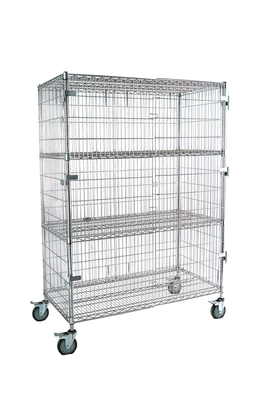 อัตราส่วนจําเพาะ ESD การเก็บ 4 ชั้น ราง รถกระบะ สาย Mesh รางรถ