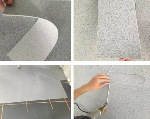 ESD Vinyl Floor Conductive / Antistatic Floor Tiles ESD และสารแก้ไขที่กันสภาพ