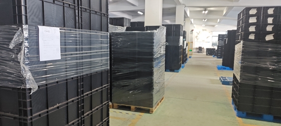 400x300mm ถังเก็บของ ESD ที่สามารถสะสมได้ ถังเก็บของพลาสติกอุตสาหกรรม