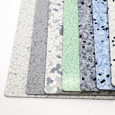 กระเบื้องพื้น PVC ที่นําไฟ Vinyl Anti-static หลายสี PVC ESD กระเบื้องพื้น สําหรับห้องสะอาด