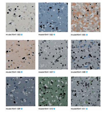 กระเบื้องพื้น PVC ที่นําไฟ Vinyl Anti-static หลายสี PVC ESD กระเบื้องพื้น สําหรับห้องสะอาด