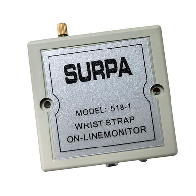 เครื่องทดสอบสายรัดข้อมือ ESD SURPA 518-1 แบบออนไลน์ ตรวจสอบการต่อสายดินแบบเรียลไทม์