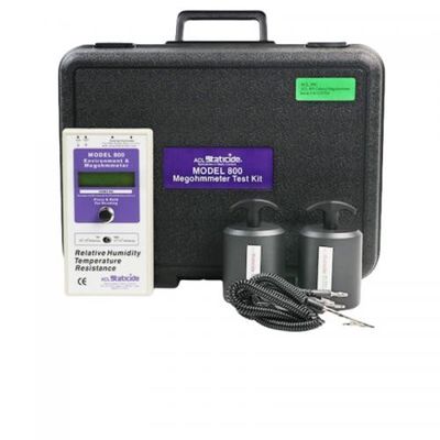 เครื่องวัดความต้านทานพื้นผิว ACL 800 Digital Megohmmeter สำหรับการทดสอบ ESD และความต้านทานต่อสภาพแวดล้อม