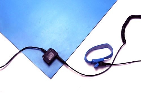 ESD Anti-Static Table Mat Grounding Mat Kit มีให้บริการ