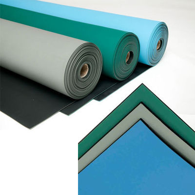Custom ESD Rubber Mat 2mm 3mm Thickness 10e6-10e9 Ohm Surface Resistance