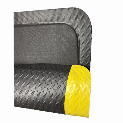 ESD พีวีซี แอนติความอ่อนเพลีย Mat Diamond Surface Standing Mat
