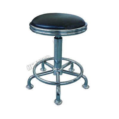 เก้าอี้ทำงานหนัง PU ESD สำหรับห้องคลีนรูม ป้องกันไฟฟ้าสถิตสำหรับใช้งานในอุตสาหกรรม