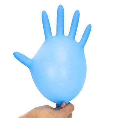 ถุงมือความปลอดภัยไนไตรสีน้ำเงินดำ ESD แบบใช้แล้วทิ้ง ถุงมือตรวจโรคป้องกันไฟฟ้าสถิตสำหรับขายส่ง