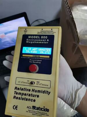 ถุงมือความปลอดภัยไนไตรสีน้ำเงินดำ ESD แบบใช้แล้วทิ้ง ถุงมือตรวจโรคป้องกันไฟฟ้าสถิตสำหรับขายส่ง