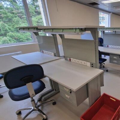 โต๊ะทำงานป้องกันไฟฟ้าสถิต ESD สำหรับพื้นที่ EPA