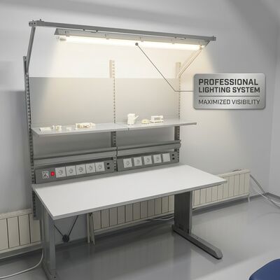 ภาระหนักห้องปฏิบัติการ ESD Workbench ปรับตารางทํางานต่อต้านสแตตติกสําหรับสถานีซ่อมซ่อมซ่อมเครื่องอิเล็กทรอนิกส์