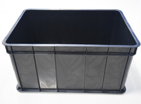 กล่องถัง Esd กล่องเครื่องมือพลาสติก Esd กล่อง PVC PP แอนติสตาติกสีดํา
