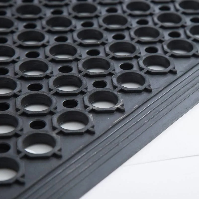 ESD สีดํา Anti Fatigue Mat อุตสาหกรรม Anti Fatigue Commercial โรงงานครัวพื้น Mat