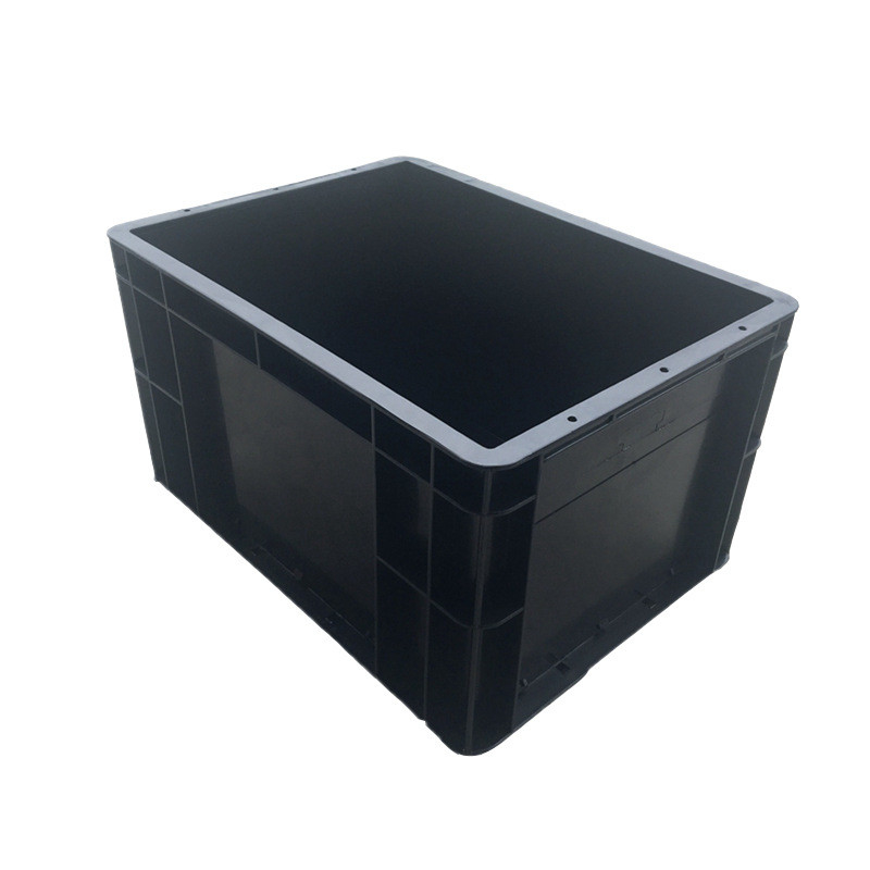 ESD Bin Box Esd กล่องเครื่องมือพลาสติก สีดํา ปีพี PVC anti-static Box สําหรับ PCB