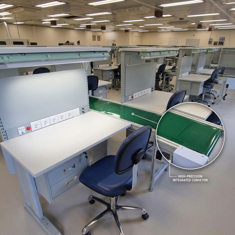 ภาระหนักห้องปฏิบัติการ ESD Workbench ปรับตารางทํางานต่อต้านสแตตติกสําหรับสถานีซ่อมซ่อมซ่อมเครื่องอิเล็กทรอนิกส์