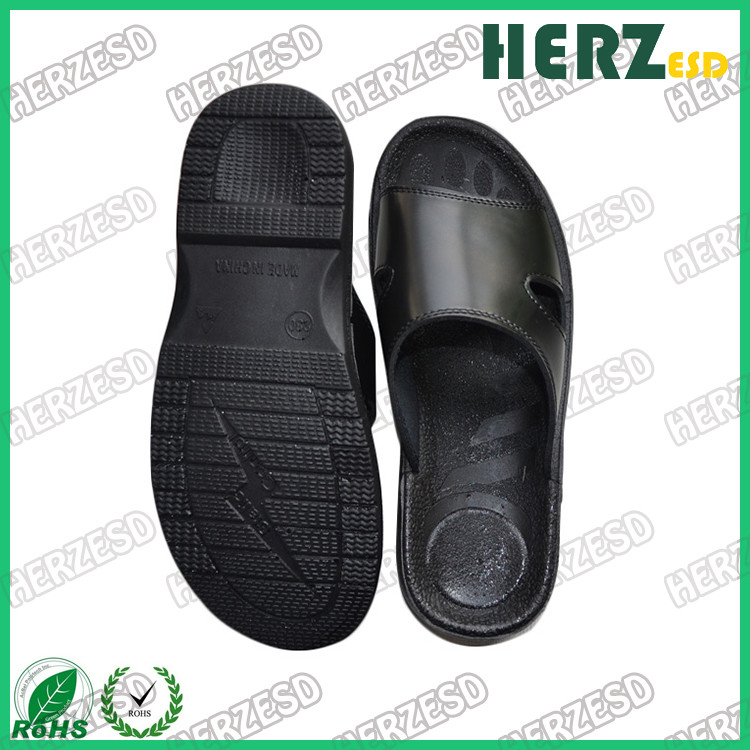 Slip Resistant ESD Safety Shoes ESD Cleanroom Slipper Efficiently Prevent Dust Generating